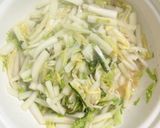 ポッカポカ白菜と生姜の簡単スープ作り方3写真