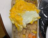 レンジ簡単味噌焼きそば味オムライス弁当作り方15写真