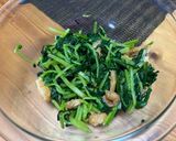ほうれん草と油揚げと塩昆布のおひたし作り方6写真