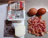 パックごはんでオムライス作り方1写真