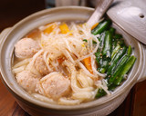 鶏のうま塩ゆずぽん煮込みうどん😘🍜作り方4写真