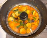 夏野菜で☆ズッキーニトマト無水カレー作り方7写真