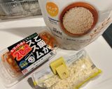 オートミール★ヘルシー朝食★キムチチーズ作り方1写真