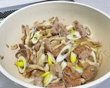 簡単 ネギとキノコの豚つくね塩ダレ炒め作り方9写真