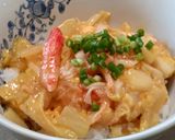 簡単!白菜カニカマ卵丼作り方17写真