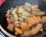 焼肉のタレで簡単！鶏肉と大根の甘辛煮作り方7写真