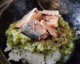 鯖水煮とみぞれきゅうりの掻き込み飯作り方3写真
