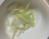 お一人様クリーミー梅炒飯味豆腐野菜炒め作り方4写真