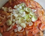 ツナとトマトの中華スープごはん作り方4写真