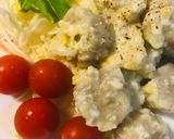 レトルト●焼売の豆乳卵白ソース炒め作り方1写真
