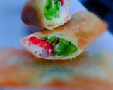 旦那がたまに食べたくなる私の創作春巻き🎶作り方4写真