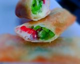 旦那がたまに食べたくなる私の創作春巻き🎶作り方4写真