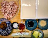普通の麻婆丼作り方1写真