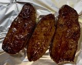 贅沢ミスジの極上ステーキ丼！パクチー添え作り方3写真