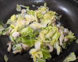 永谷園お吸いもの春キャベツパスタだよ〜作り方2写真