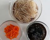 残りで完成「ひじきと根菜の炊き込みご飯」作り方1写真