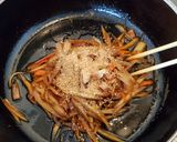 ささがきごぼうのきんぴら作り方5写真