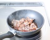 焼き豆腐もっと美味しく【焼き塩豆腐（焼肉乗せ）】作り方4写真