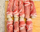 ちくわチーズ豚肉巻き作り方2写真