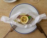 レンジで簡単♪白身魚のレモンバター蒸し作り方3写真