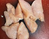 しっ鶏胸肉味噌マヨダレ炒め作り方3写真