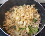 ほうれん草×豚肉×油揚げの炒め物作り方7写真