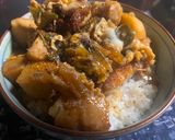 芋煮かつ丼作り方6写真