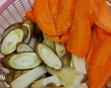こんにゃくと根菜のにんにく味噌煮込み作り方4写真