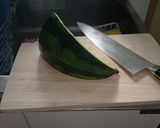 スイカの薄皮スライス漬作り方1写真