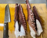 生蛸からの刺身つくり作り方6写真