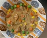 レンジ簡単梅パスタ味オムライス弁当作り方6写真