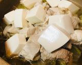 小ぶり鍋●鶏肉と豆腐のおろしがけ鍋作り方2写真