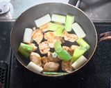 鶏むね肉であっさり焼き鳥丼作り方2写真
