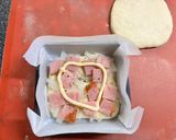 ミニスクエア型で♪オニオンベーコンチーズパン作り方7写真