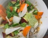 お一人様野菜たっぷり梅すき焼き味親子丼作り方10写真