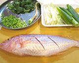 清蒸鮮魚（イトヨリの中華蒸し）作り方2写真