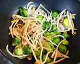 SDGs規格外芽キャベツの柚子塩焼きそば作り方8写真