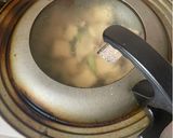 生姜香る⭐︎厚揚げとこまつなの煮物作り方8写真