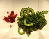 ゴーヤの梅はちみつ和え作り方1写真