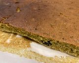和風ロールケーキの抹茶求肥包み作り方27写真
