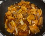 子供向け★豚バラの甘酢ポーク丼作り方4写真