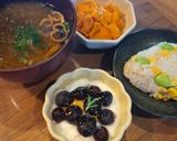 無糖ヨーグルトで作るフローズンベリー蜂蜜がけ🫐作り方6写真