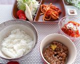 納豆をさらに美味しく★キムチ酢納豆作り方1写真