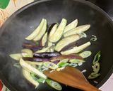 ノンオイル【なすと大豆ミート味噌煮】作り方3写真