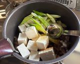手間なし簡単！すき焼き風✨肉豆腐作り方6写真
