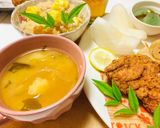 フライドチキンメインの秋のワンプレート作り方8写真