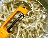 ごぼうと納豆の味噌パスタ作り方2写真