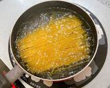 パクチーとささみのパスタ作り方4写真