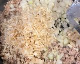 子供爆食❁豚肉と春菊とエノキの混ぜご飯作り方4写真