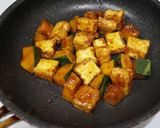ボリューム満点！カボチャと厚揚げの甘辛作り方5写真
